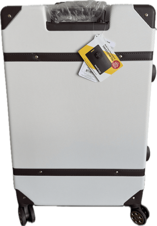 SWISSGEAR 26” Hardside Trunk Suitcase – Swiss Coffee (Brown) - Sumara Shop