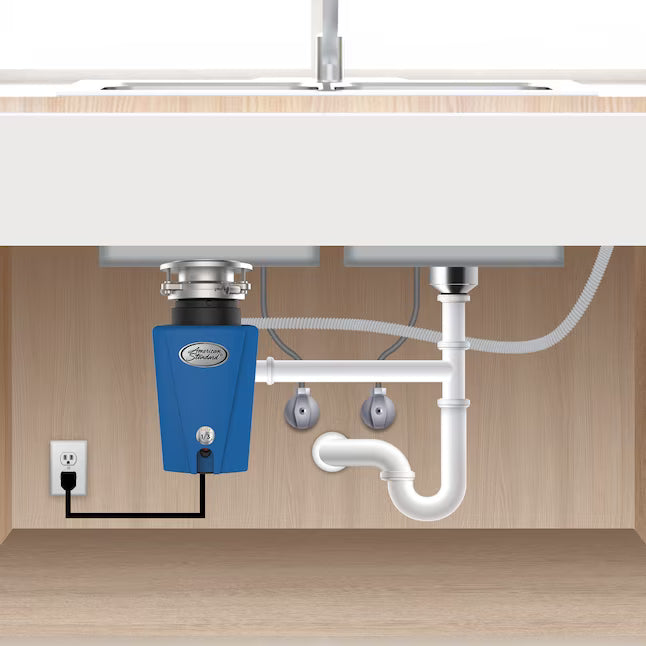 American Standard Elite Corded 1/3 HP Continuous Feed Insulated Garbage Disposal