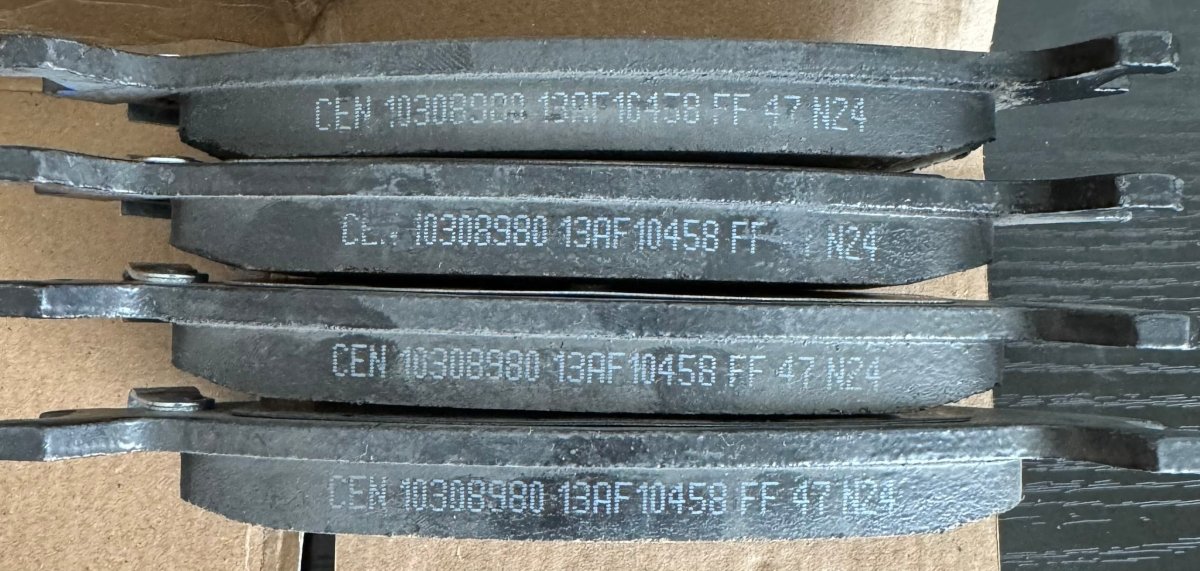 C - Tek Centric (103.08980) Brake Pad, Ceramic - Sumara Shop LLC