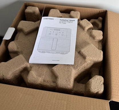 Chefman 4 QT Compact Air Fryer – Black - Sumara Shop LLC