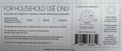 Chefman 4 QT Compact Air Fryer – Black - Sumara Shop LLC