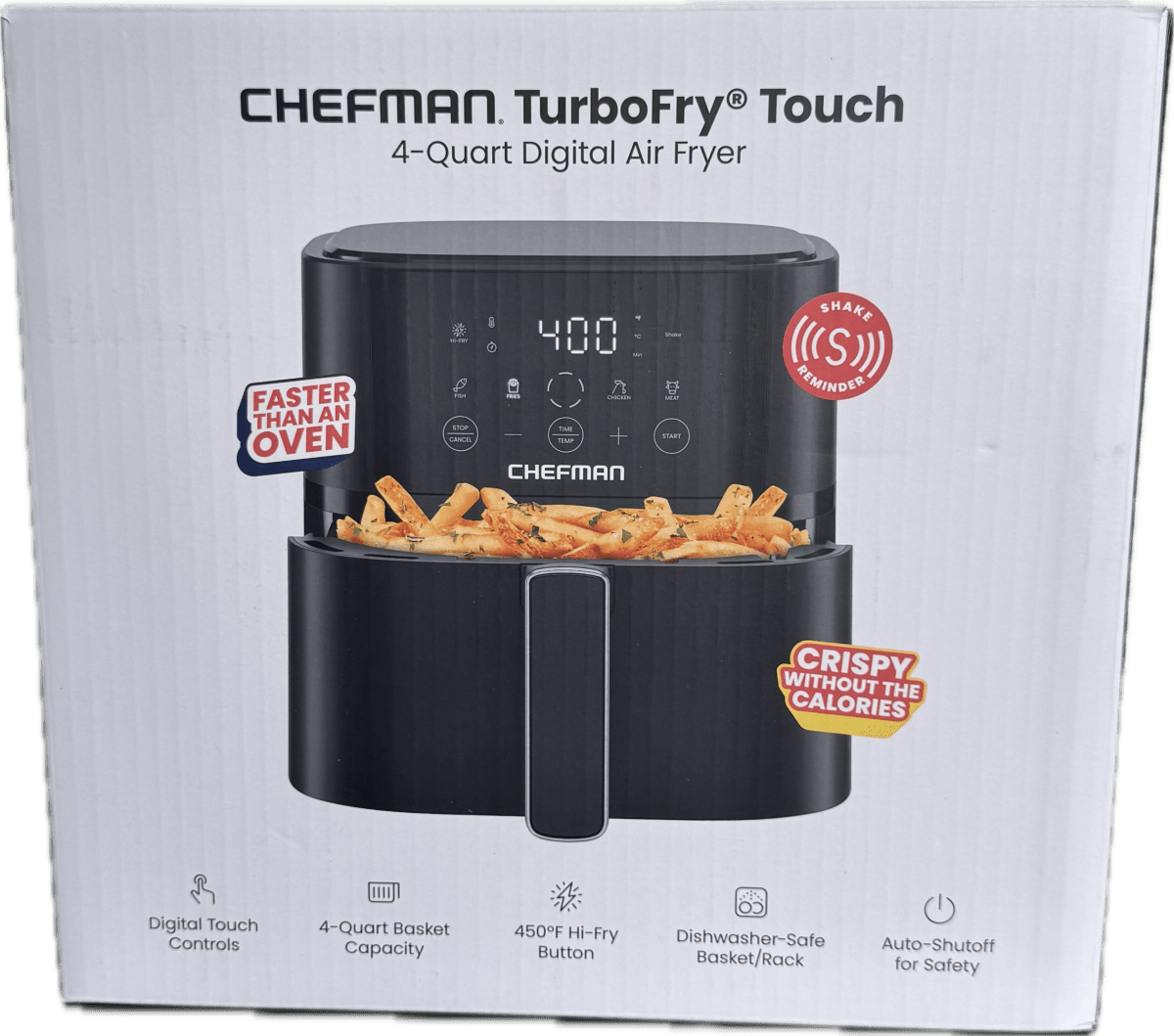Chefman 4 QT Compact Air Fryer – Black - Sumara Shop LLC