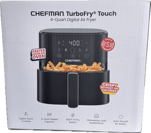 Chefman 4 QT Compact Air Fryer – Black - Sumara Shop LLC