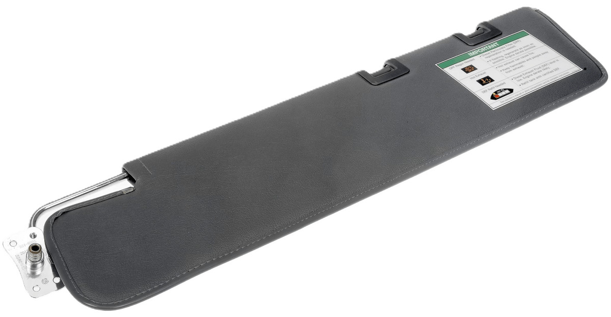 Dorman 924 - 8005 Freightliner Cascadia Sun Visor Assembly - Gray Vinyl - Sumara Shop LLC