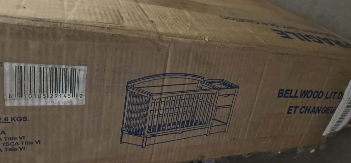 Graco Bellwood 5 - in - 1 Convertible Crib with Changing Table (White) - Sumara Shop LLC