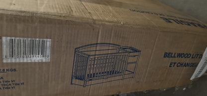 Graco Bellwood 5 - in - 1 Convertible Crib with Changing Table (White) - Sumara Shop LLC