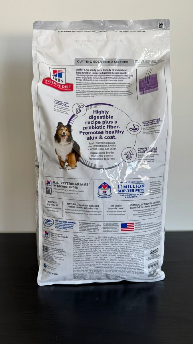 Hill's Science Diet Adult Sensitive Stomach & Skin Chicken & Barley Recipe Dry Dog Food - Sumara Shop
