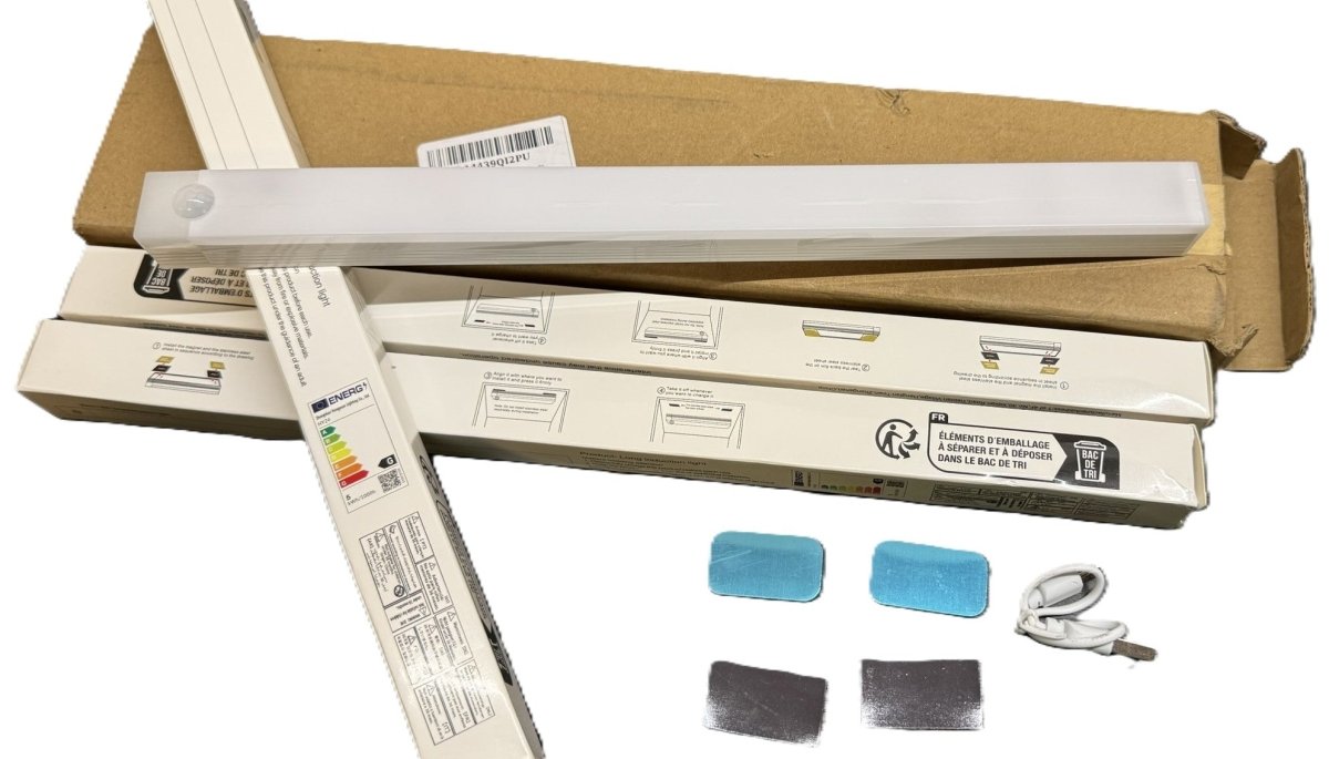 Rechargeable Motion Sensor LED Light Bars – 3 Pack HY24 - Sumara Shop LLC