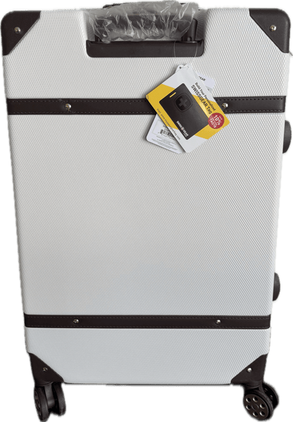 SWISSGEAR 26” Hardside Trunk Suitcase – Swiss Coffee (Brown) - Sumara Shop