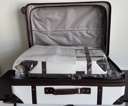 SWISSGEAR 26” Hardside Trunk Suitcase – Swiss Coffee (Brown) - Sumara Shop