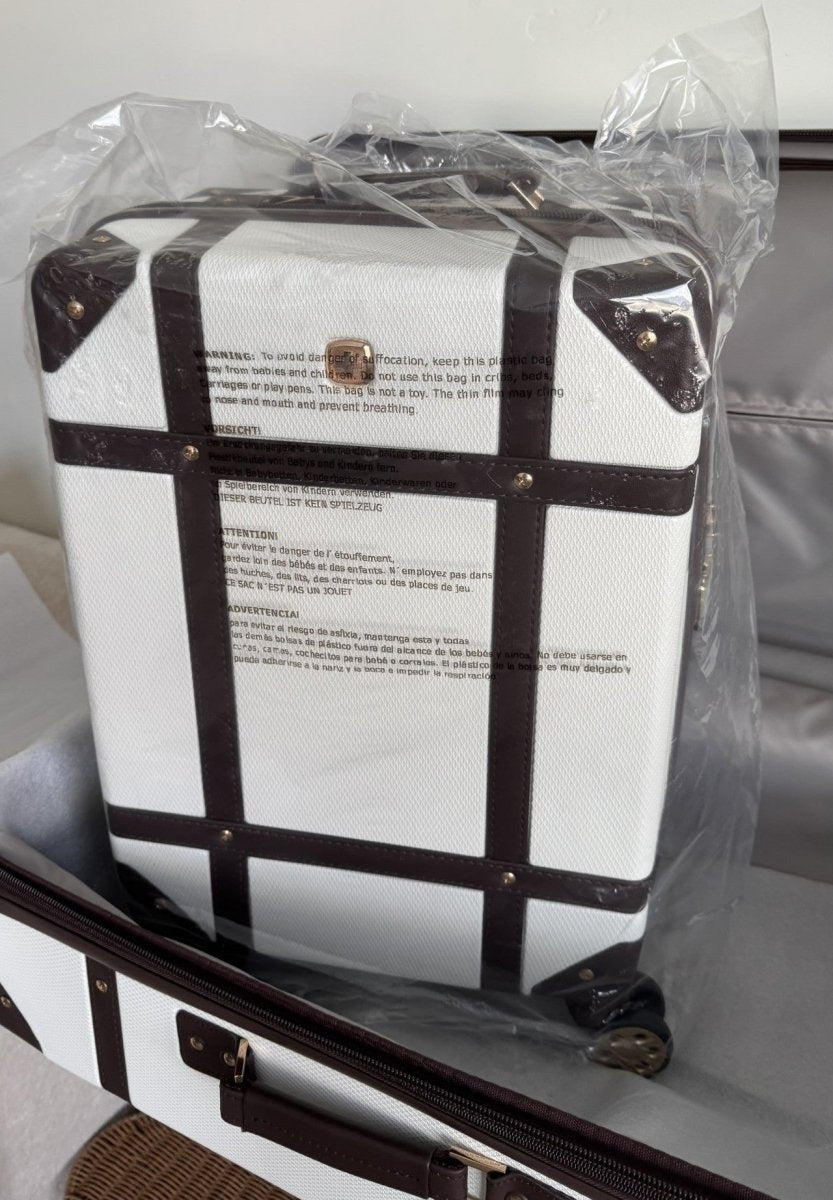 SWISSGEAR 26” Hardside Trunk Suitcase – Swiss Coffee (Brown) - Sumara Shop