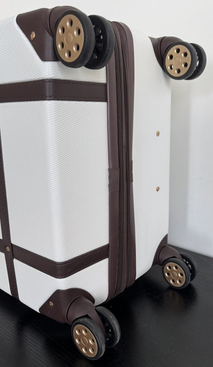 SWISSGEAR 26” Hardside Trunk Suitcase – Swiss Coffee (Brown) - Sumara Shop