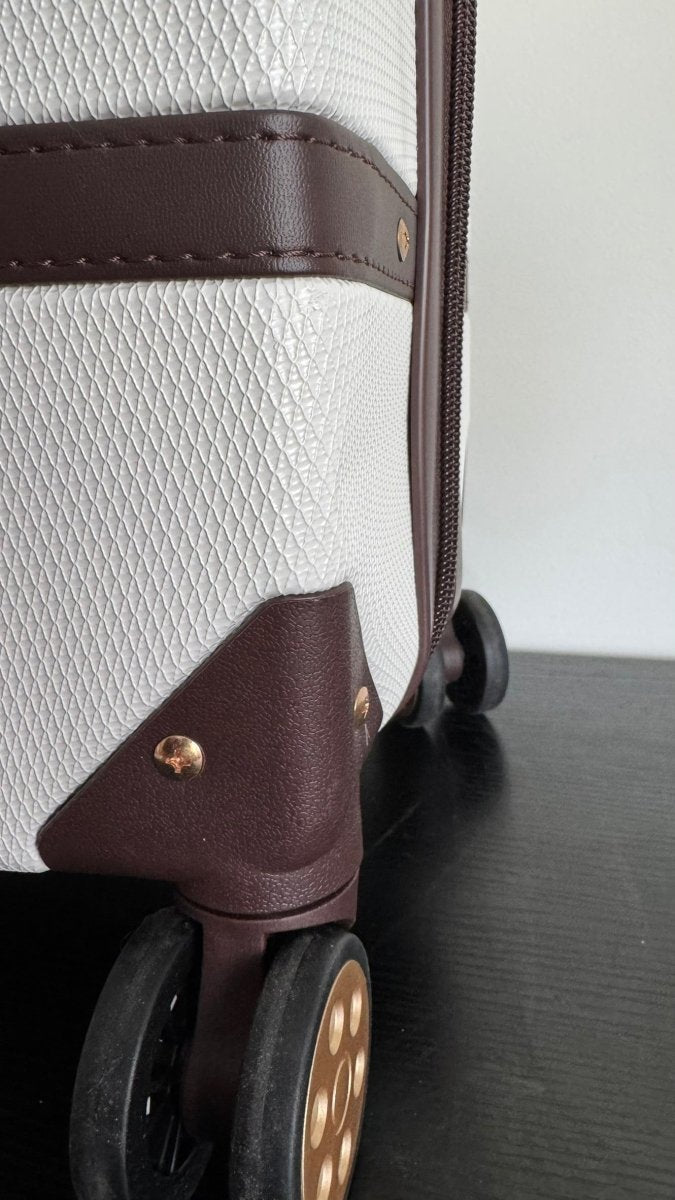 SWISSGEAR 26” Hardside Trunk Suitcase – Swiss Coffee (Brown) - Sumara Shop